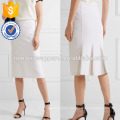 New Fashion Pleated Stretch-wool Midi Pencil Skirt DEM/DOM Manufacture Wholesale Fashion Women Apparel (TA5099S)